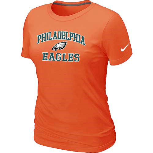 Nike Philadelphia Eagles Women's Legend Logo Dri-FIT NFL T-Shirt - Grey